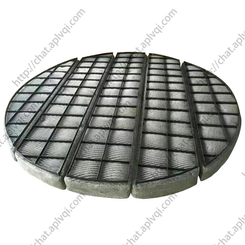 304 / 316L Wire Mesh Demister Pad, Gas‑Liquid Separation Mist Eliminator With Support Grid for Chemical Tower product image
